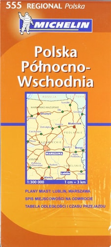 Mapa Regional Poland North East (Spanish Edition)