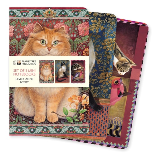 Lesley Anne Ivory Set of 3 Mini Notebooks by Flame Tree Studio