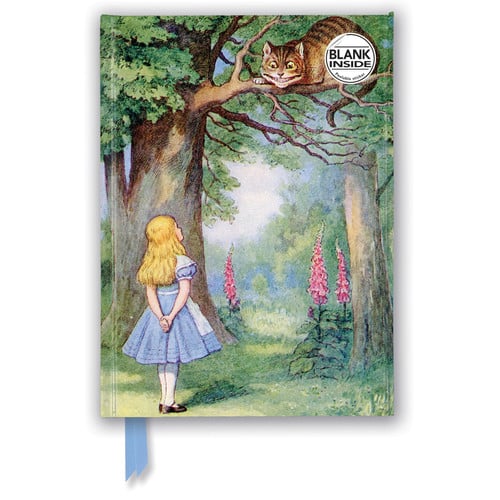 John Tenniel: Alice and the Cheshire Cat (Foiled Blank Journal) by Flame Tree Studio