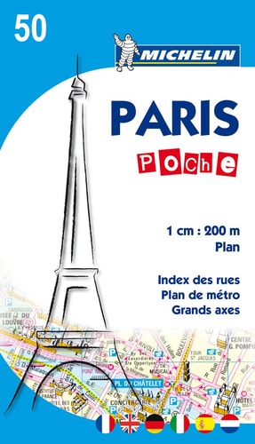Michelin Paris Poche Map No. 50 (Pocket Map) (Maps/City (Michelin)) by MICHELIN STAFF