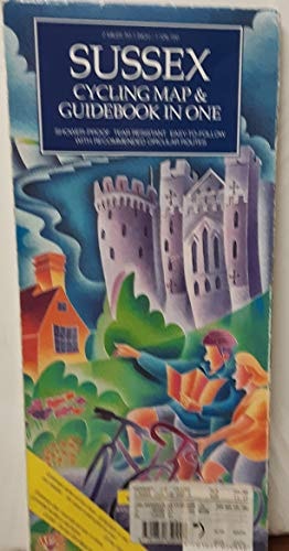 Goldeneye Cyclists/All Purpose Road Map to Sussex by Goldeneye Maps