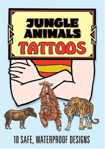 Jungle Animals Tattoos (Dover Tattoos) by Dianne Gaspas-Ettl, Tattoos