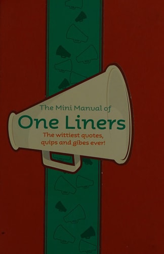 The Mini Manual of One Liners by Parragon Book Service Ltd