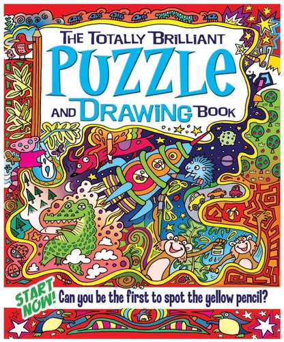 The Totally Brilliant Puzzle & Drawing Book: Can You Be the First to Spot the Yellow Pencil? by Ms. Lisa Regan