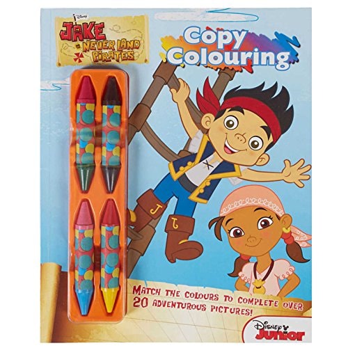 Disney Jake and the Never Land Pirates Copy Colouring: 20 pictures to colour! by Walt Disney Company