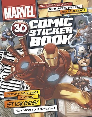 Marvel 3D Comic Sticker Book by unknown author