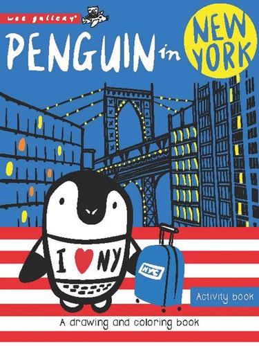 Penguin in New York A drawing and coloring book by Surya Sajnani