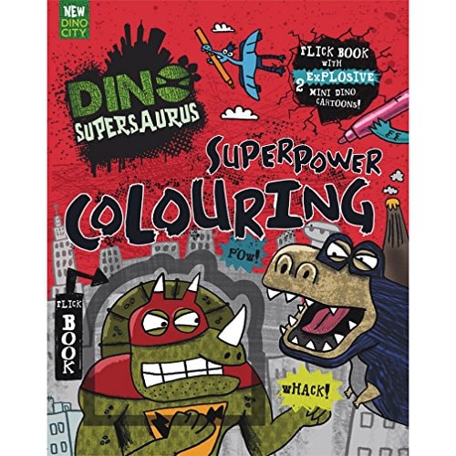 Dino Supersaurus Superpower Colouring by NA