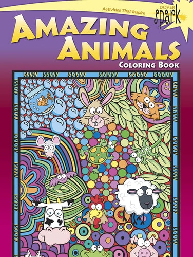SPARK Amazing Animals Coloring Book (Dover Animal Coloring Books) by Susan Shaw-Russell
