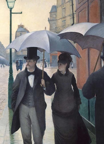Paris Street; Rainy Day Notebook by Gustave Caillebotte