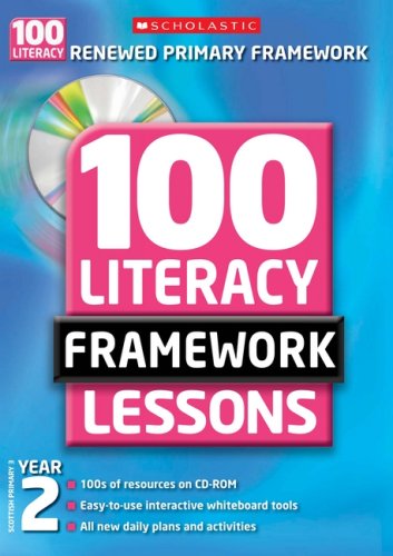 100 New Literacy Framework Lessons for Year 2 with CD-Rom by Eileen Jones