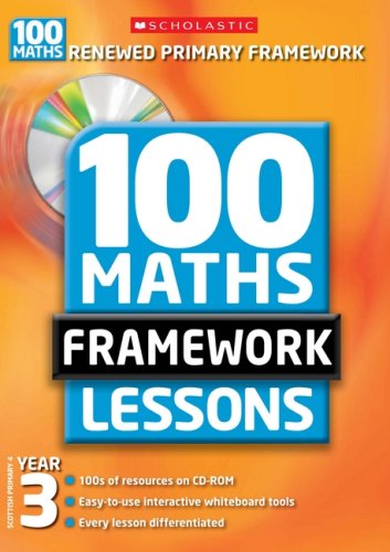 100 New Maths Framework Lessons for Year 3 (100 Maths Framework Lessons Series) by Ann Montague-Smith, Ann Morgan
