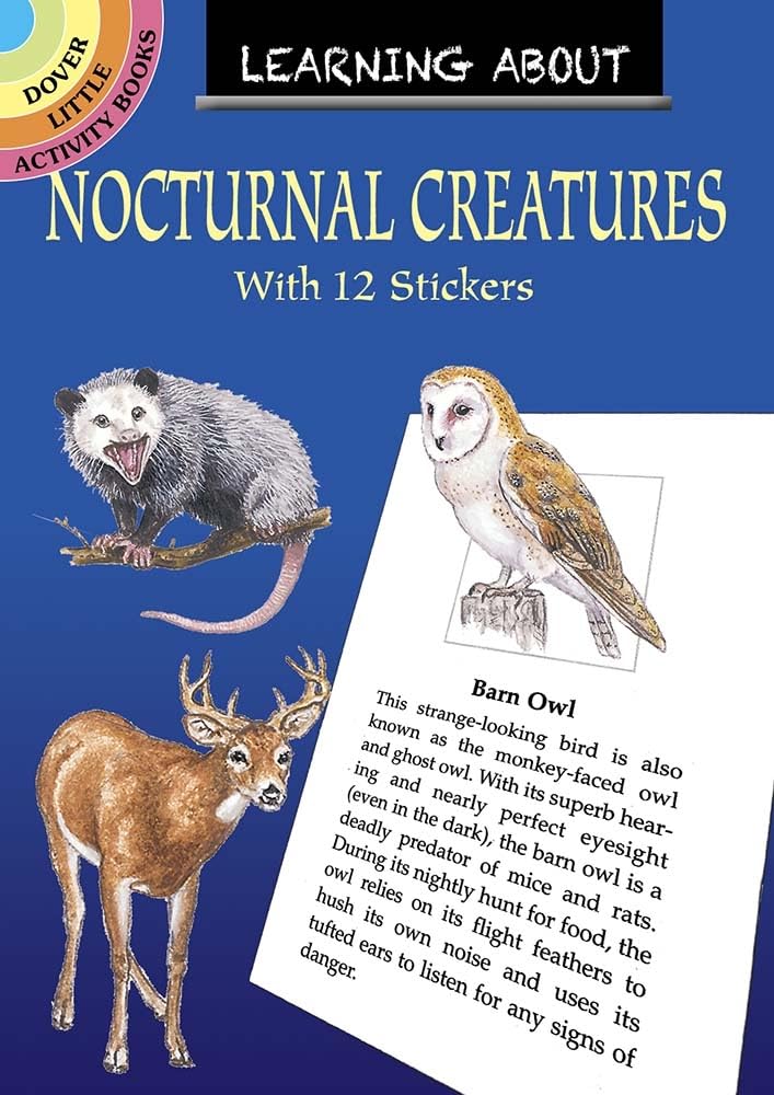 Learning About Nocturnal Creatures (Dover Little Activity Books) by Sy Barlowe