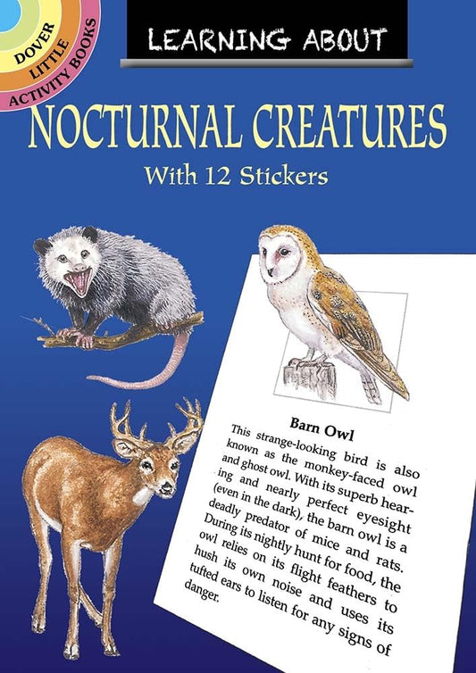 Learning About Nocturnal Creatures (Dover Little Activity Books) by Sy Barlowe