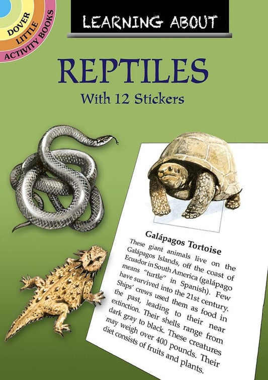 Learning About Reptiles (Dover Little Activity Books) by Jan Sovak