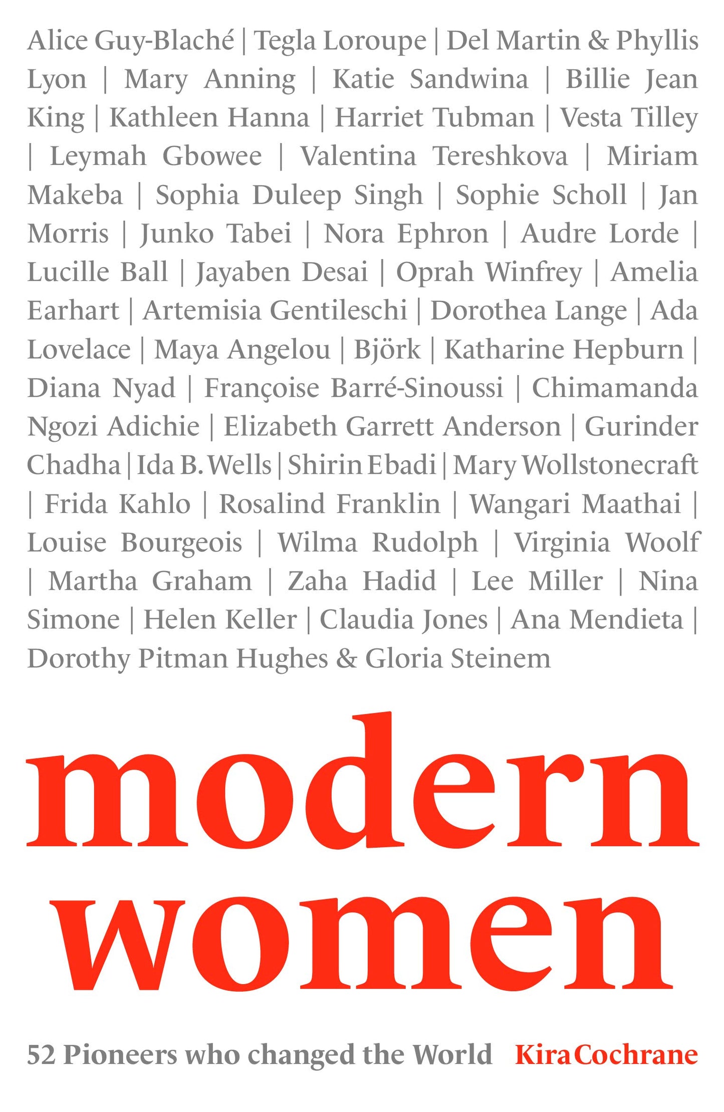 Modern Women: 52 Pioneers who changed the World by Kira Cochrane