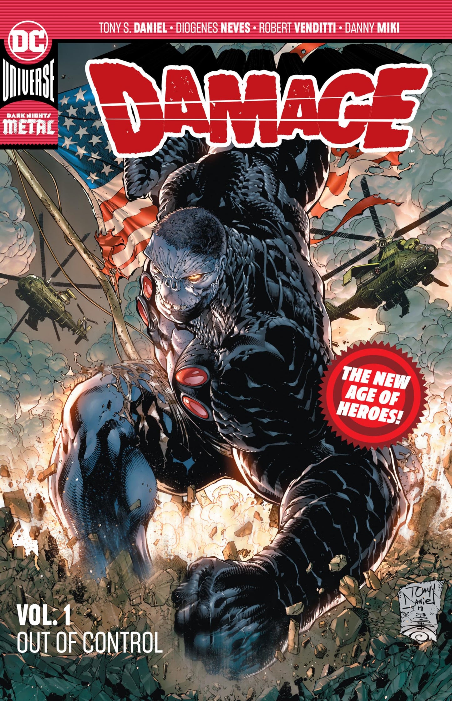 Damage Vol. 1: Out of Control (New Age of Heroes) by Robert Venditti