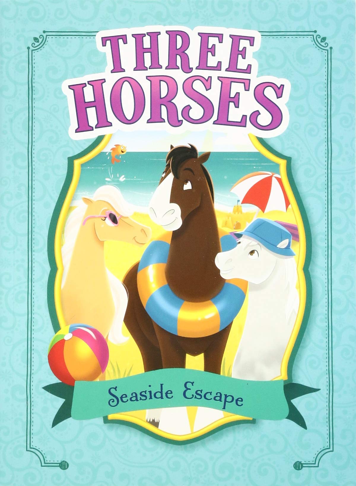 Seaside Escape (Three Horses) by Cari Meister