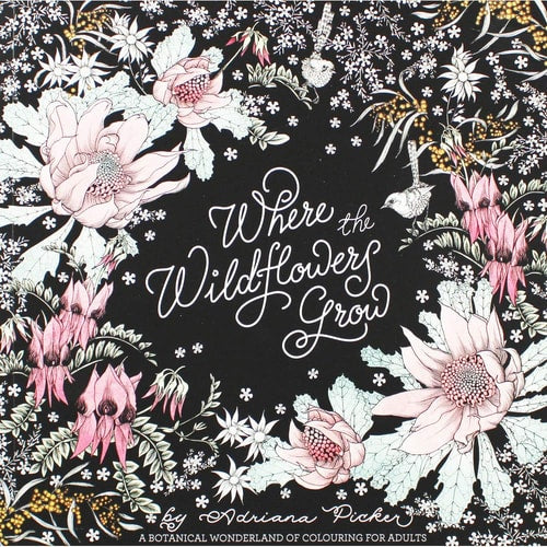 Where the Wildflowers Grow: A Botanical Wonderland of Colouring for Adults by Unknown