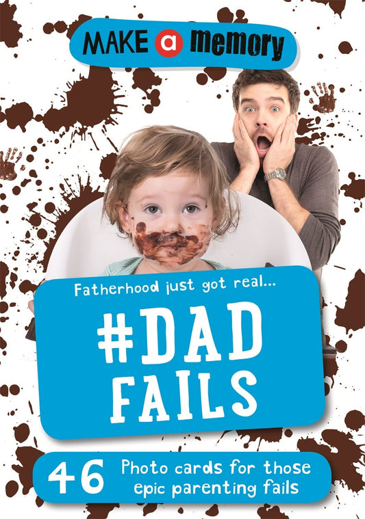 Make a Memory #Dad Fails: Fatherhood just got real... 46 photo cards for those epic parenting fails. by Holly Brook-Piper