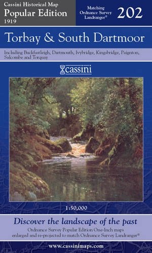 Torbay and South Dartmoor (Cassini Popular Edition Historical Map)
