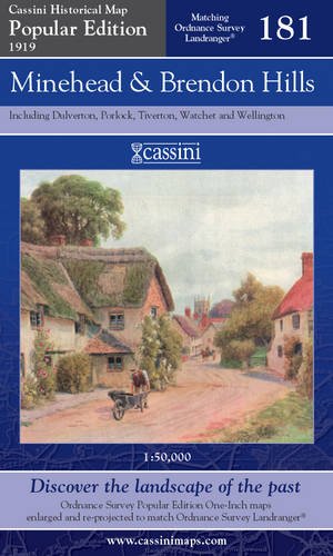 Minehead and Brendon Hills (Cassini Popular Edition Historical Map)