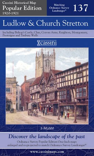 Ludlow and Church Stretton (Cassini Popular Edition Historical Map)