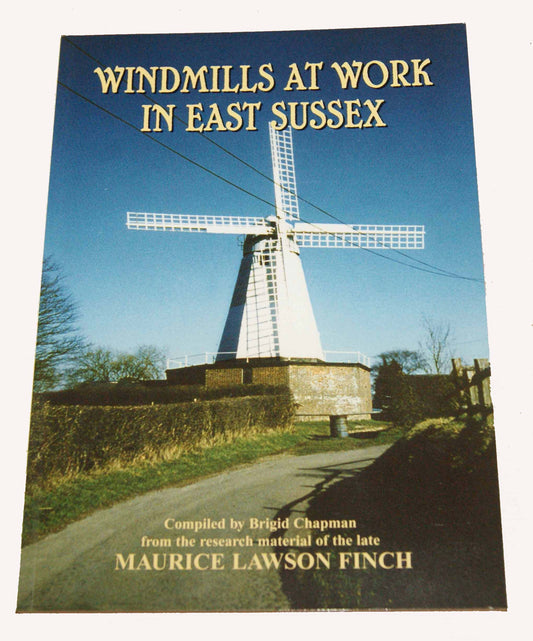 Windmills at Work in East Sussex by Maurice Lawson Finch