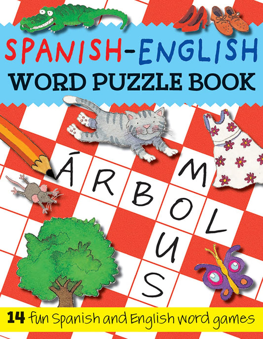 Spanish-English Word Puzzle Book by Catherine Bruzzone