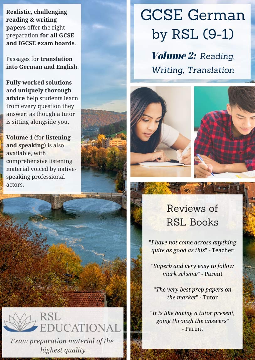 GCSE German by RSL (9-1) Volume 2: Reading, Writing, Translation by Matt Lim