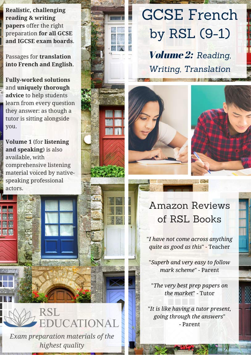 GCSE French by RSL (9-1) Volume 2: Reading, Writing, Translation by Felicity Davidson