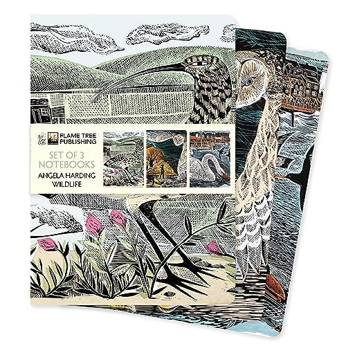 Angela Harding: Wildlife Set of 3 Standard Notebooks by Flame Tree Studio