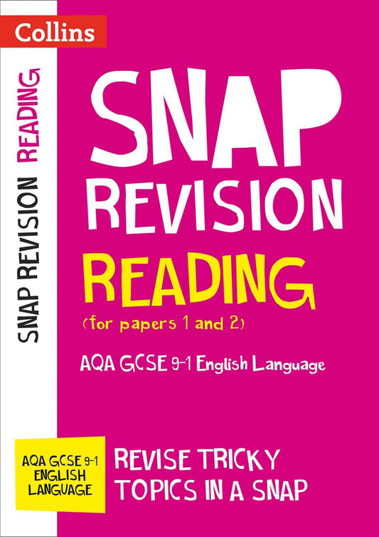 Collins Snap Revision - Reading (for papers 1 and 2): AQA GCSE English Language by Collins UK